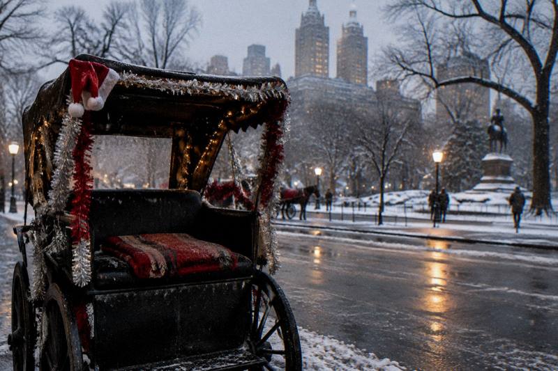 Santa's Rickshaw Sleigh Ride